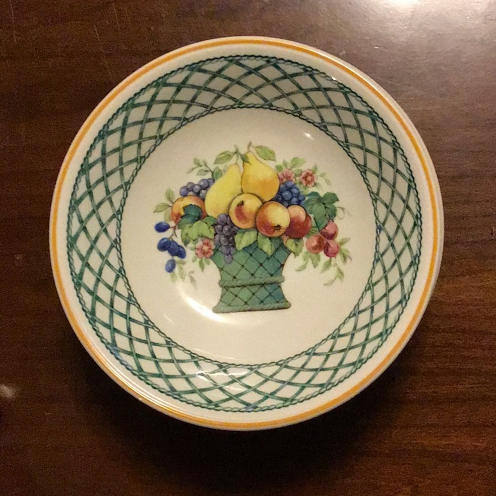 Set of 6 Villeroy and Boch Basket soup/cereal bowl